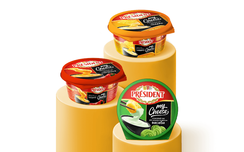 Кешбэк 50% за сыр President