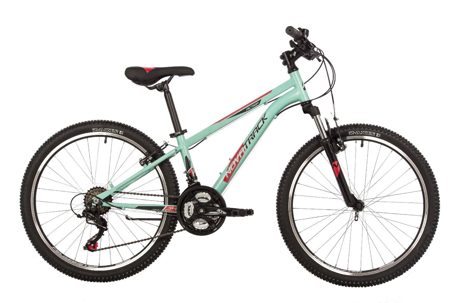 Велосипед Novatrack Action 24" (2023), рама 12" (130-155 см), синий