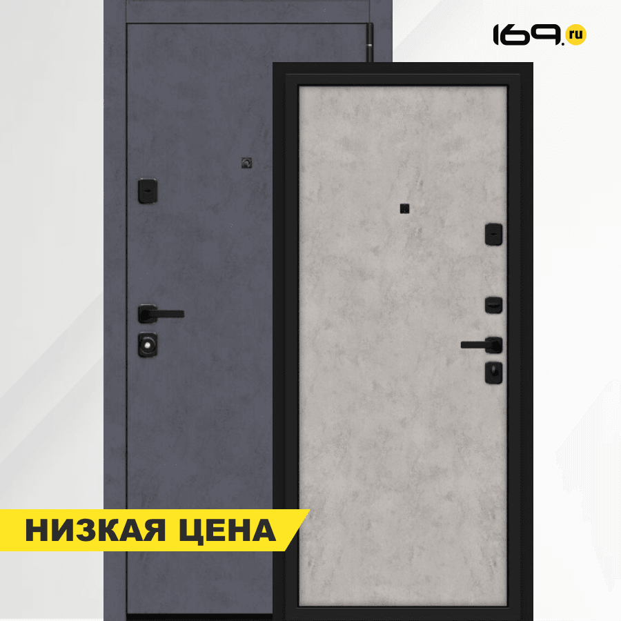 Входная дверь el’PORTA (Portika) Porta M-3P П50/50 Graphite Art/Grey Art