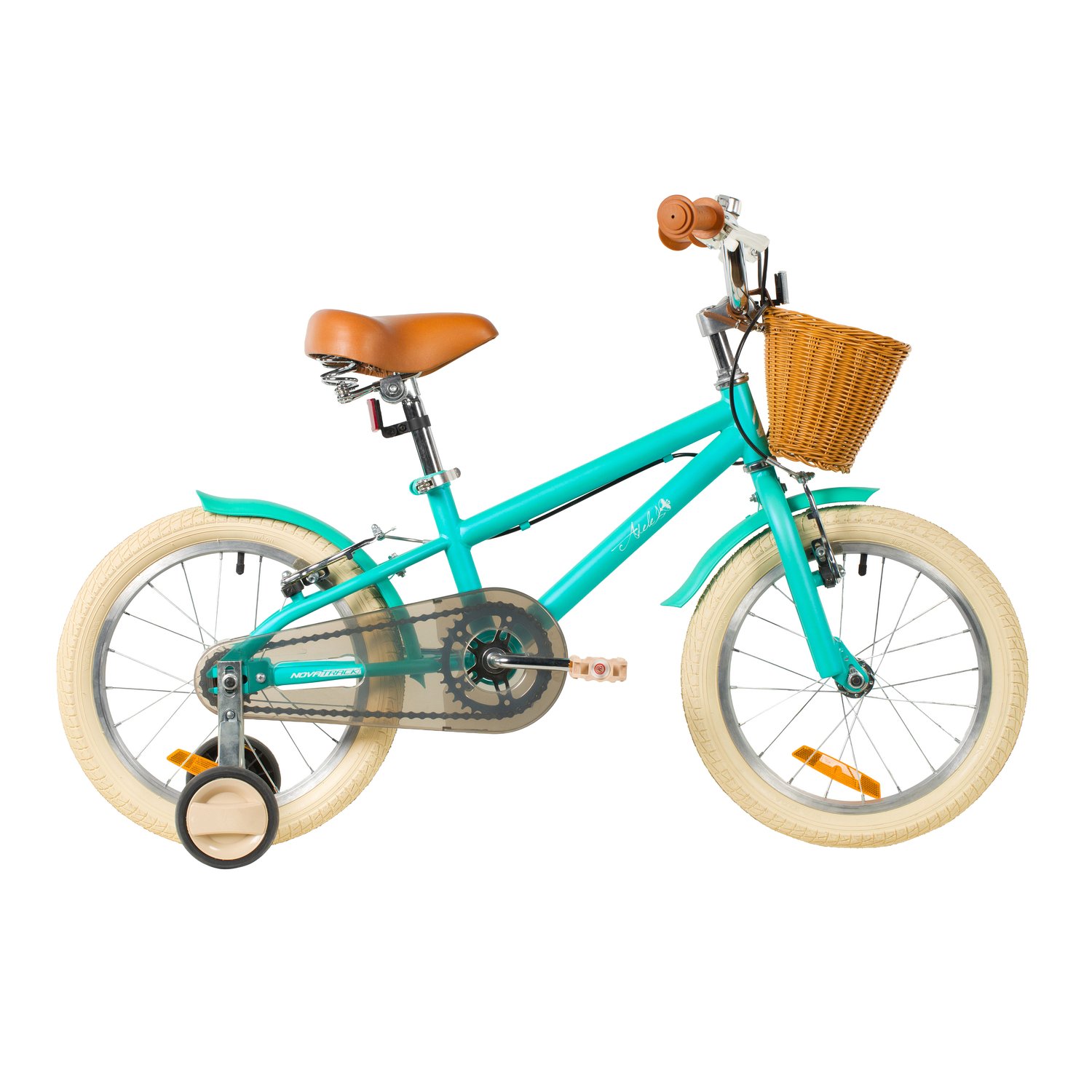 Велосипед Novatrack Adele 14 (2026) (98-110 см), бирюзовый