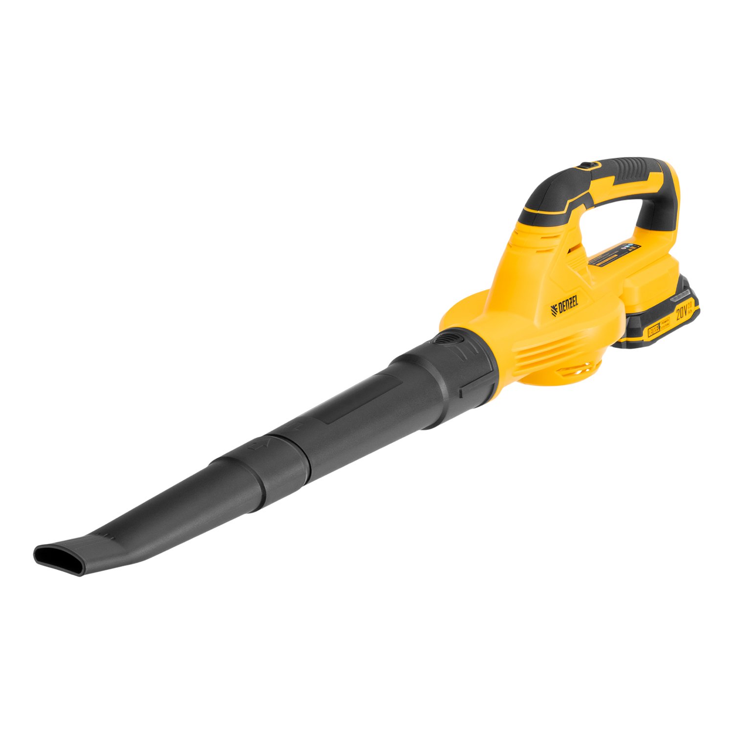 Воздуходувка аккумуляторная DENZEL AB-500, 60 м/с, 500 м3/ч, Li-Ion, 20В